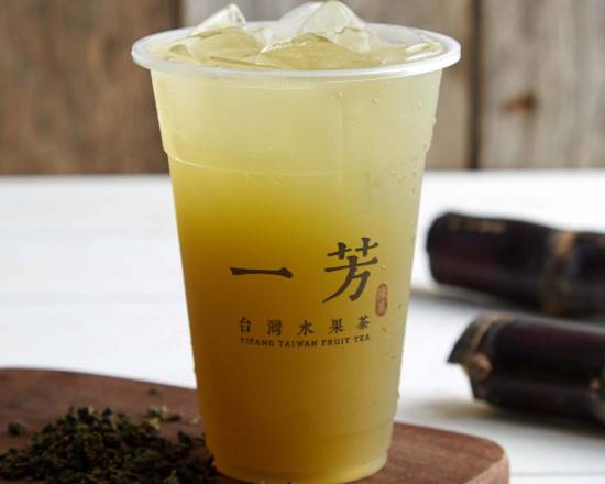 Order Sugar Cane Mountain Tea甘蔗青茶 food online from Yi Fang Taiwan Fruit Tea store, San Francisco on bringmethat.com