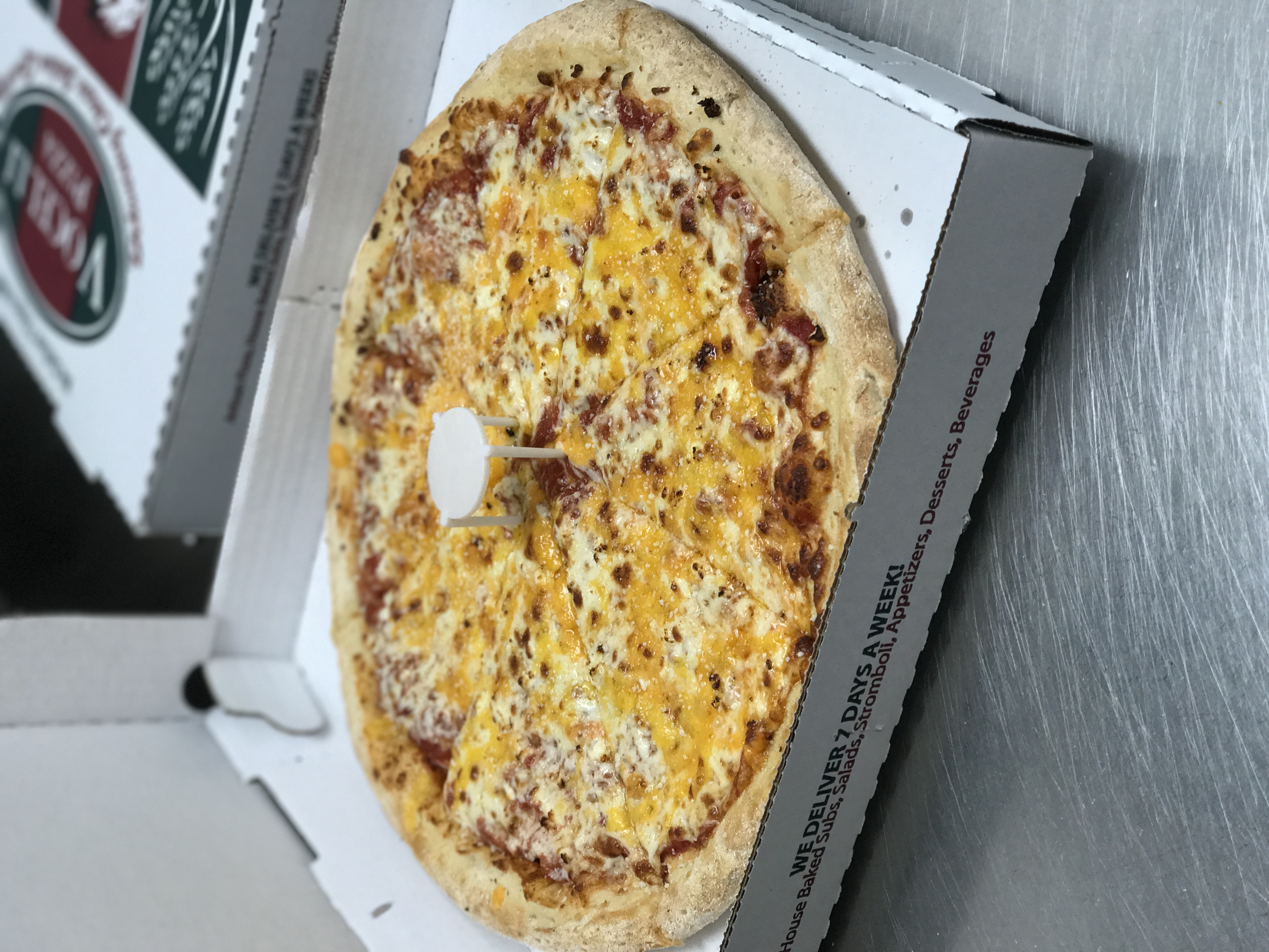 Order Quattro Cheese Pizza food online from Vocelli Pizza store, Rockville on bringmethat.com