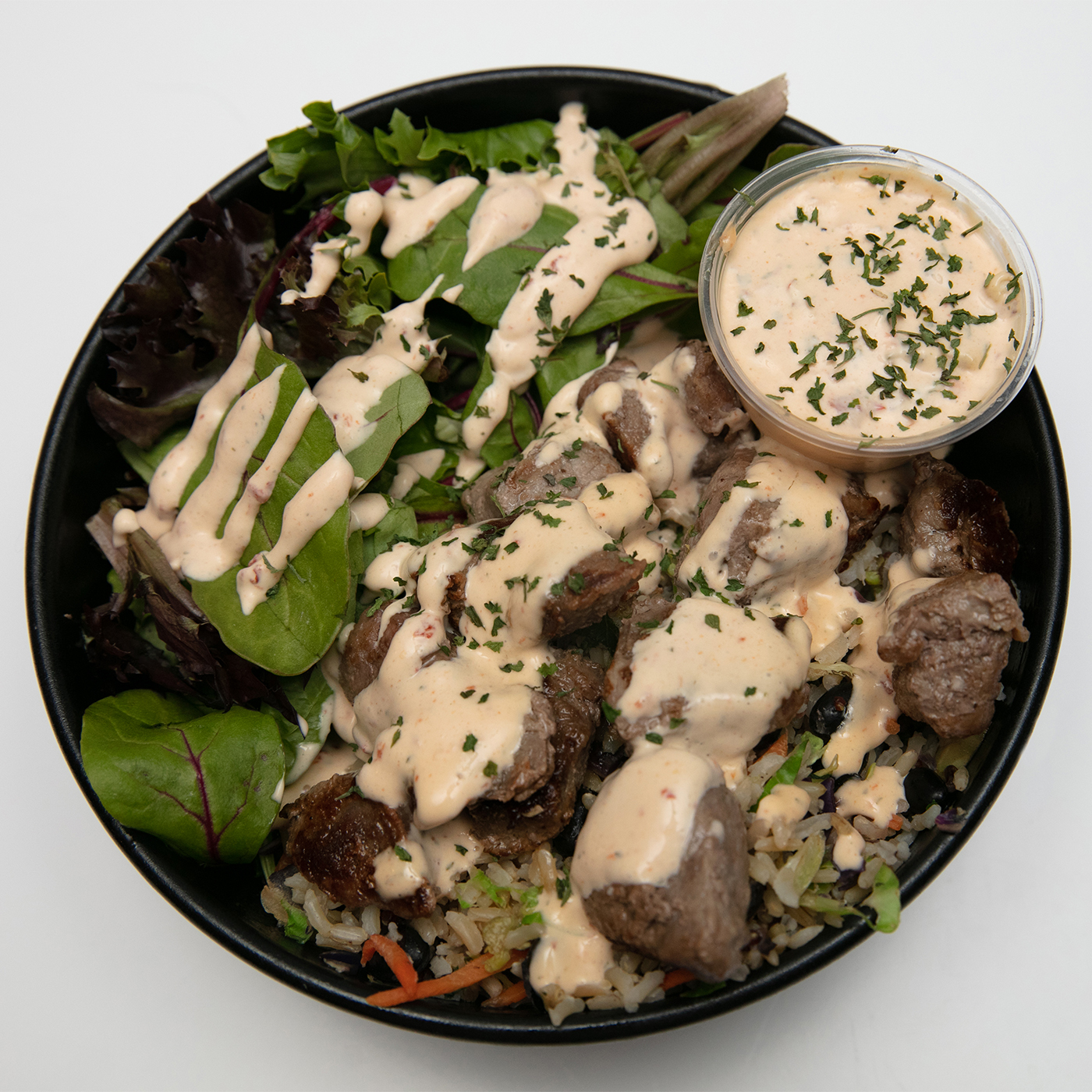 Order Blackened Cajun Steak Bowl food online from The Lookout Bar & Grill store, Maple Grove on bringmethat.com