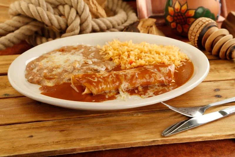 Order Chicken Enchilada food online from Mexico Lindo store, Rancho Cucamonga on bringmethat.com