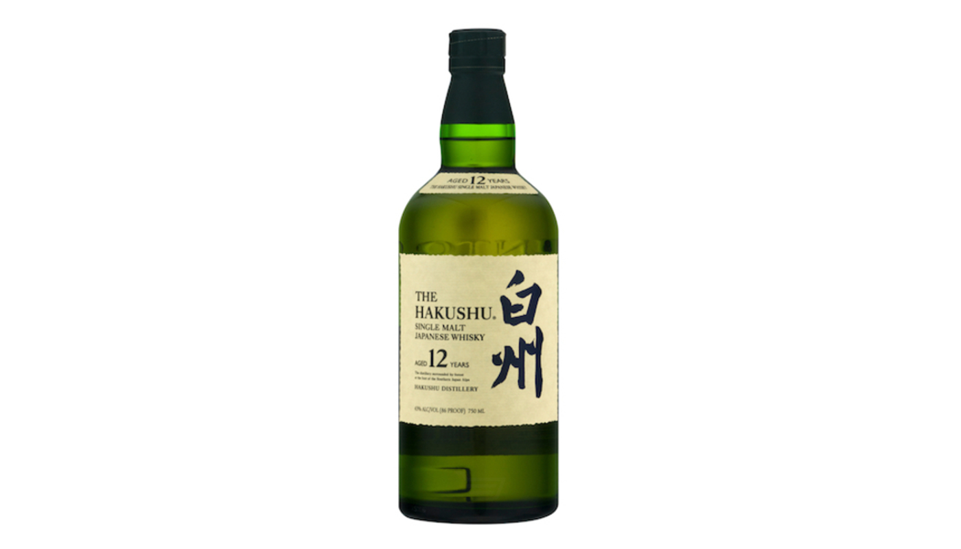 Order The Hakushu The Hakashu Single Malt Japanese Whisky 12 Year 750mL food online from Orcutt Liquor & Deli store, Orcutt on bringmethat.com