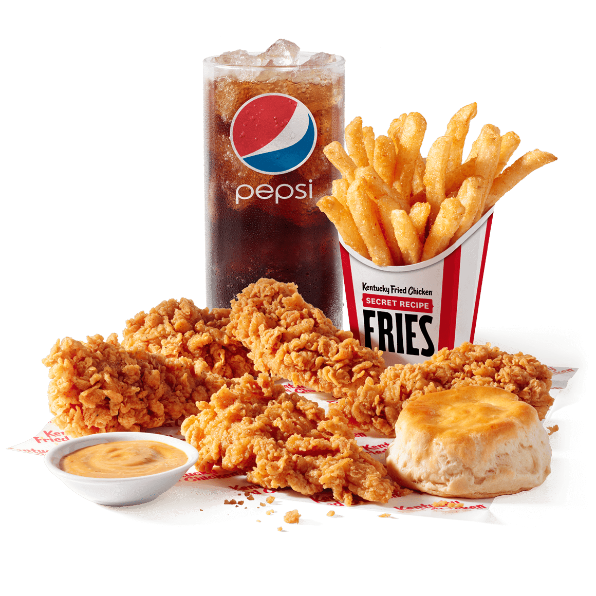 Order 5 pc. Tenders Combo food online from KFC store, Kannapolis on bringmethat.com
