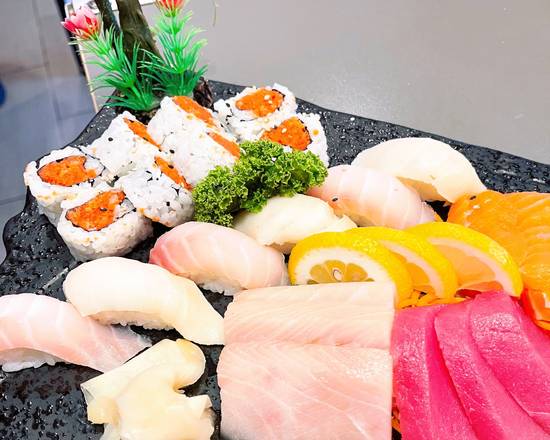 Order Sushi Sashimi Combo food online from Sumo Sushi & Hibachi store, Broken Arrow on bringmethat.com