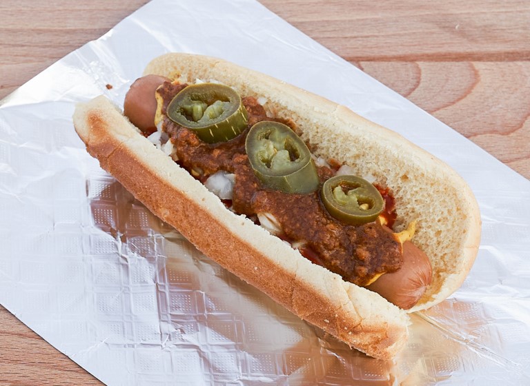 Order Atomic Hot Dog  food online from The Atomic Dog store, Charlotte on bringmethat.com