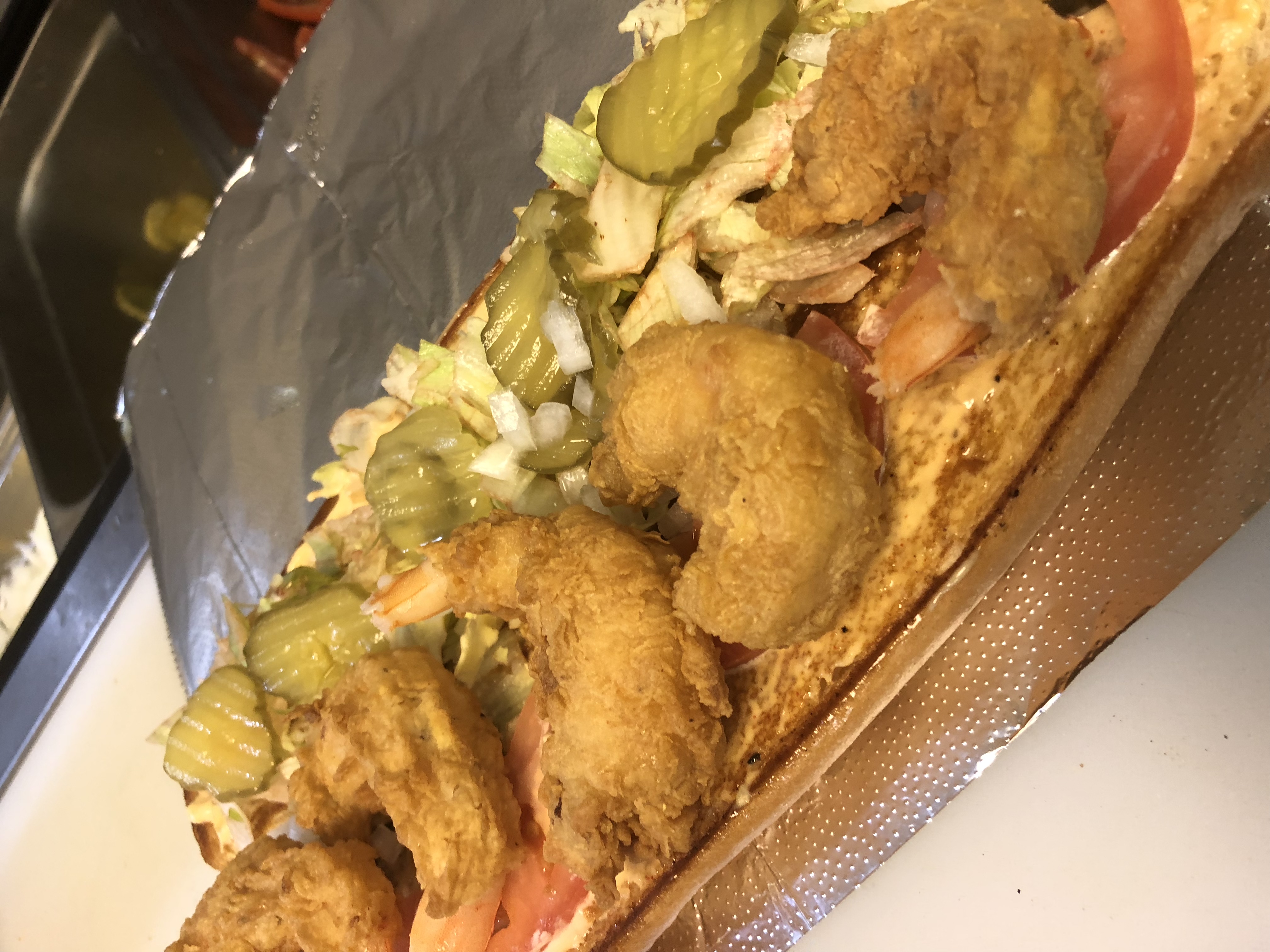 Order Shrimp Po'boy food online from Sam Southern Eatery store, Springfield on bringmethat.com