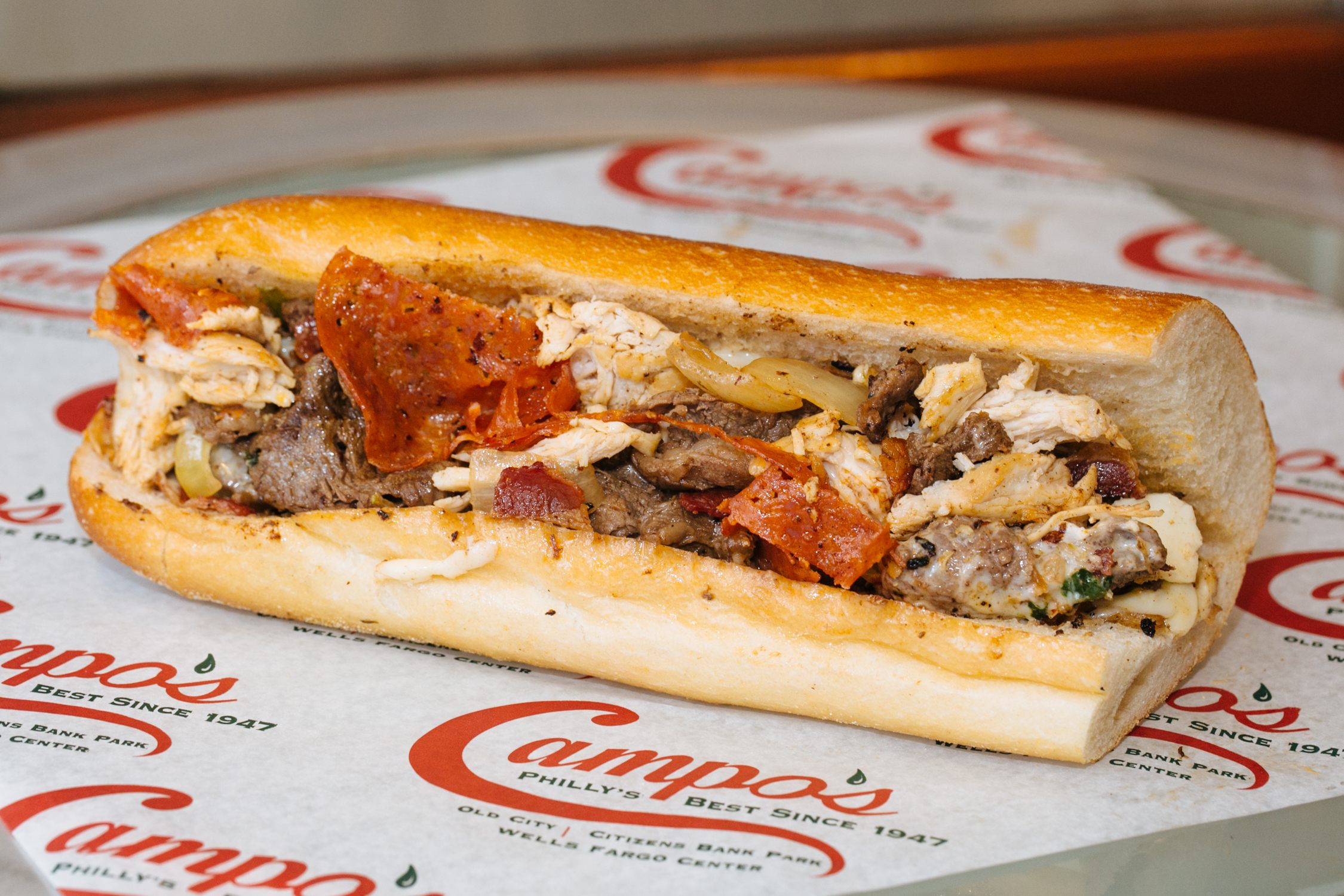 Order The Stockyard Sandwich food online from Campo's Philly Cheesesteaks store, Philadelphia on bringmethat.com