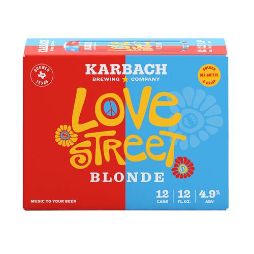 Order Karbach Love Street, 12pk-12oz canned beer (4.90% ABV) food online from Checkout Food Stores #47 store, Houston on bringmethat.com