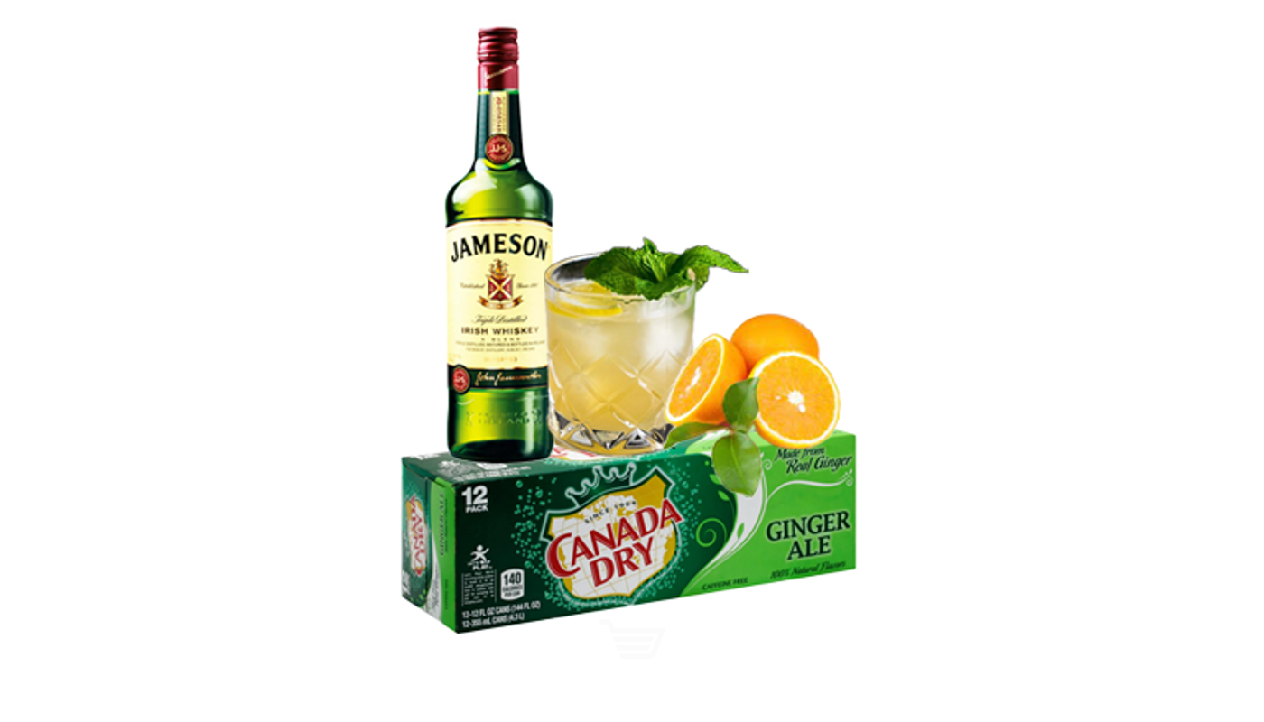 Order Whiskey Ginger Bundle #3 food online from Village Commons Liquor store, Camarillo on bringmethat.com