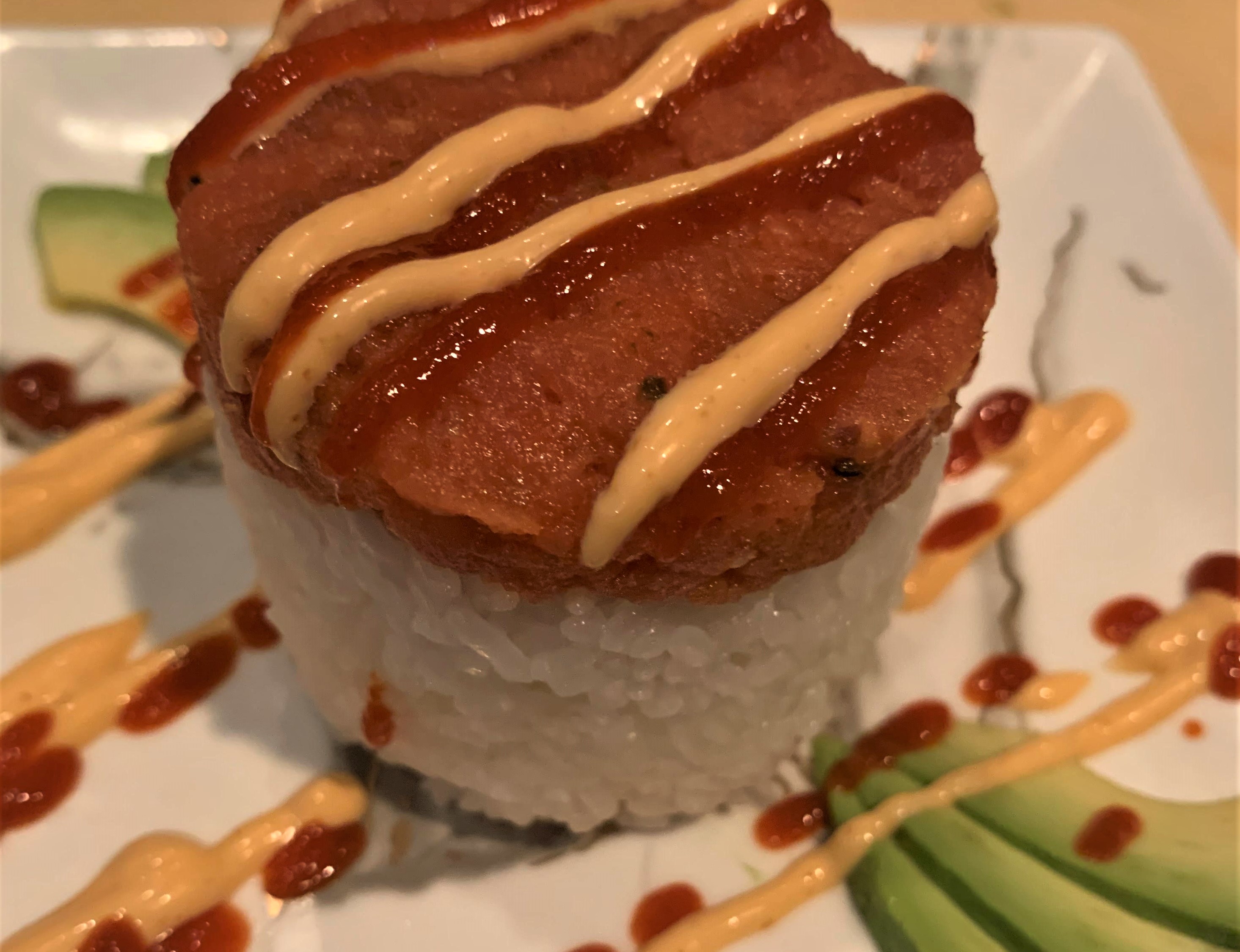 Order Spicy Tuna Tartar food online from Biwako Sushi store, Saline on bringmethat.com