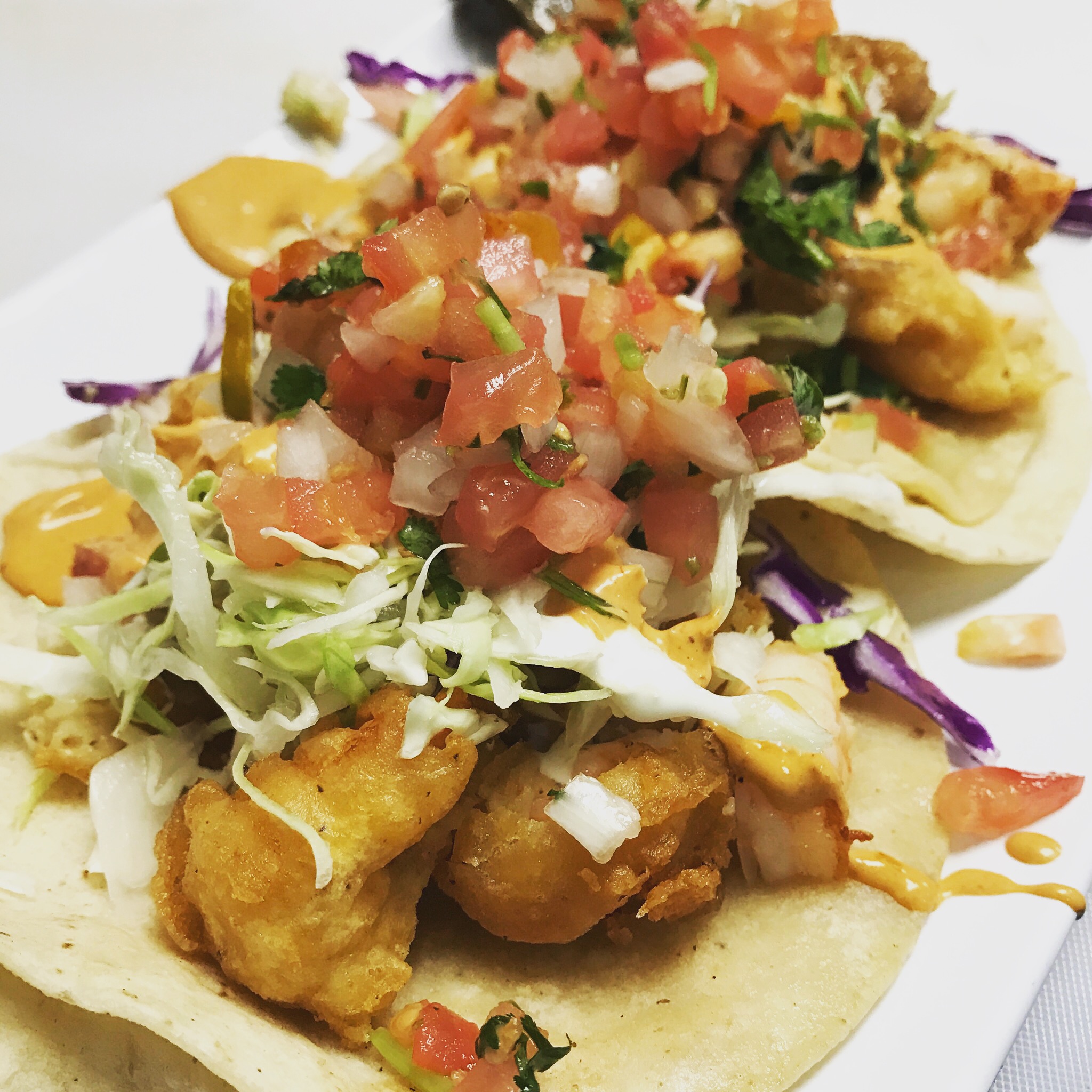 Order Fish Soft Tacos Combination Plate food online from Broncos Grill store, Covina on bringmethat.com