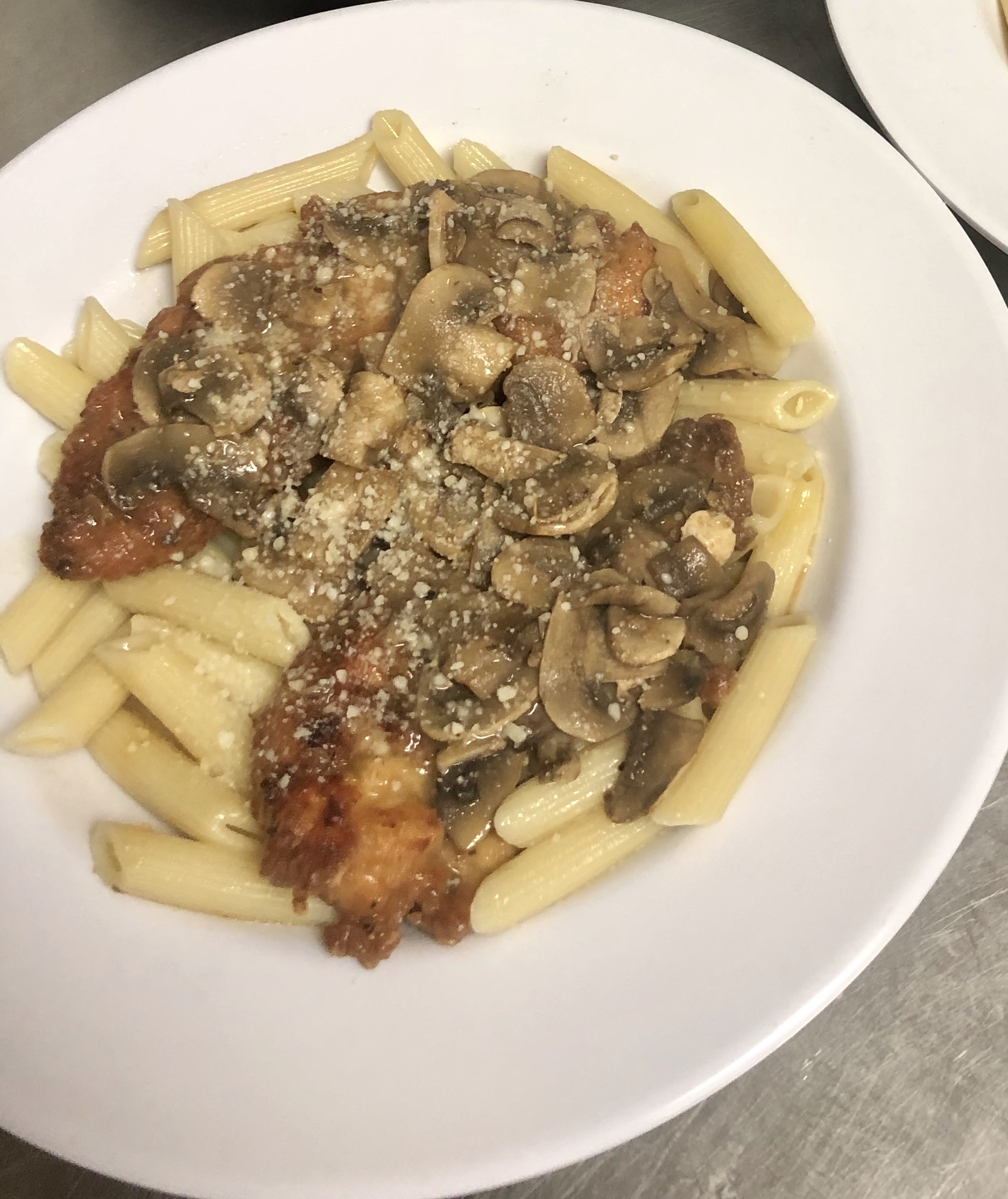 Order Chicken Marsala Platter food online from Tonitos Pizza store, West Chester on bringmethat.com