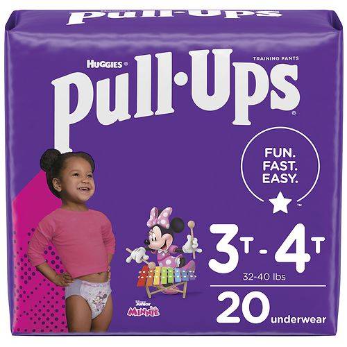 Order Huggies Pull-Ups Girls' Potty Training Pants Size 5 3T - 4T - 20.0 ea food online from Walgreens store, Marysville on bringmethat.com