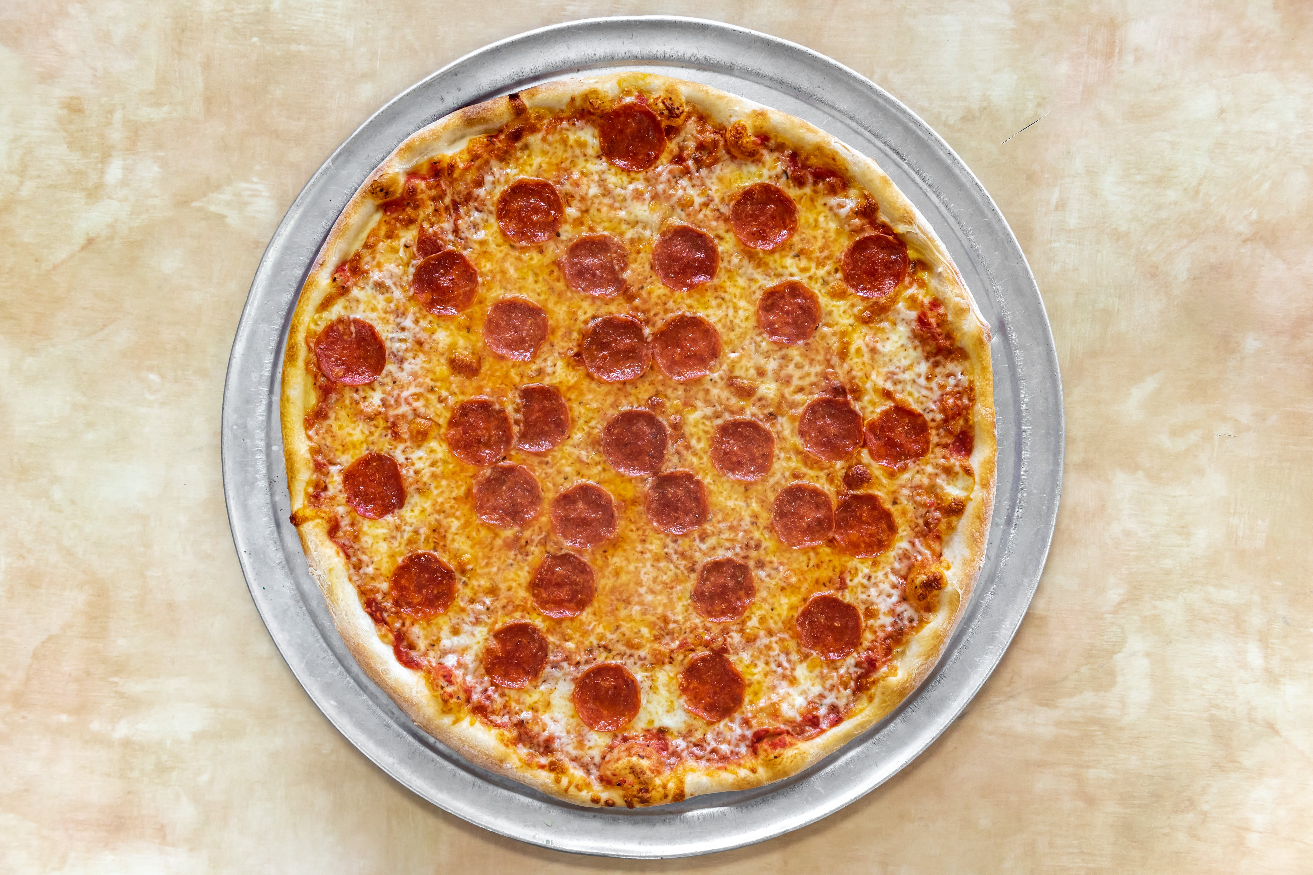 Order One Topping Cheese Pizza - Regular (8 Slices) food online from Bambino's Pizza & Pasta store, Danbury on bringmethat.com