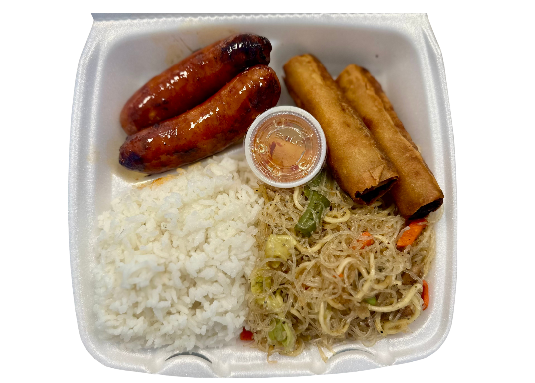 Order Pork Longanisa Plate food online from Halo-Halo Filipino Food store, El Paso on bringmethat.com