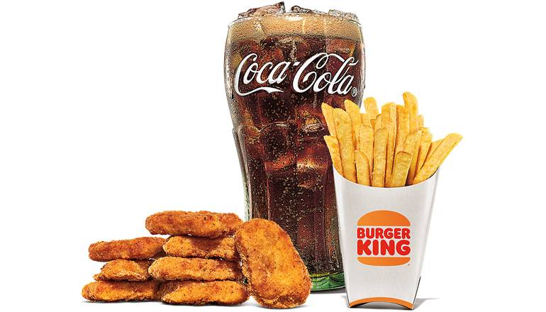 Order 8 Pc. Chicken Nuggets Combo Large food online from Burger King 29031 store, Fairport on bringmethat.com