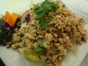 Order SL3. Thai Chicken Salad (Larb Kai) food online from Siam Terrace store, Urbana on bringmethat.com