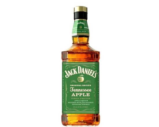 Order Jack Daniel's Tennessee Apple, 1L whiskey (35.0% ABV) food online from NEWBRIDGE WINES & SPIRITS CORP store, Levittown on bringmethat.com