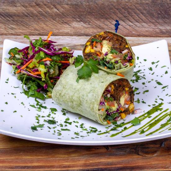 Order VEGGIE BITE WRAP food online from The Protein Source store, Las Vegas on bringmethat.com