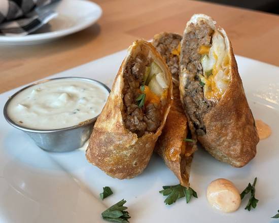 Order Cheeseburger Egg Rolls food online from Real Food Daily store, West Hollywood on bringmethat.com