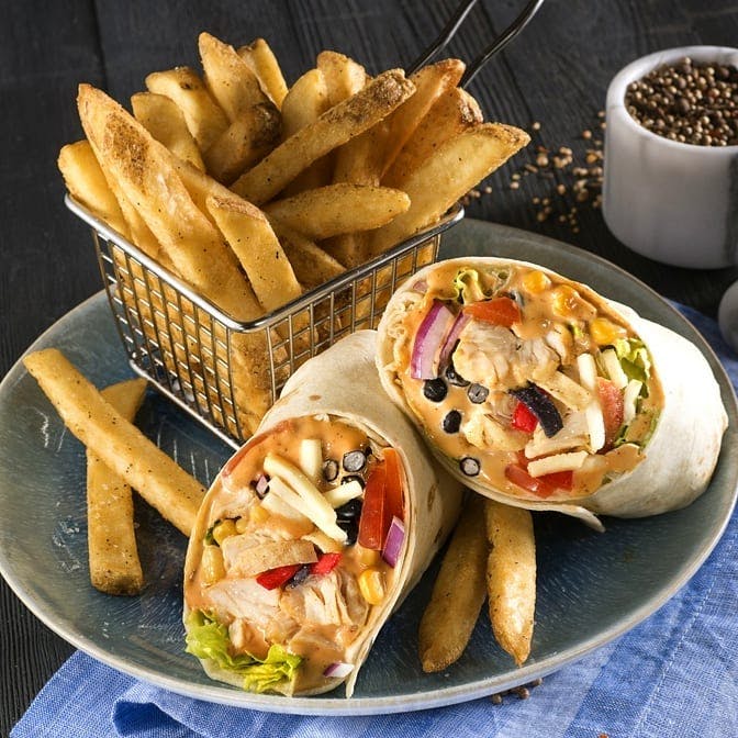 Order Southwest Chicken Wrap - Wrap food online from Select Pizza | Grill store, Cinnaminson on bringmethat.com