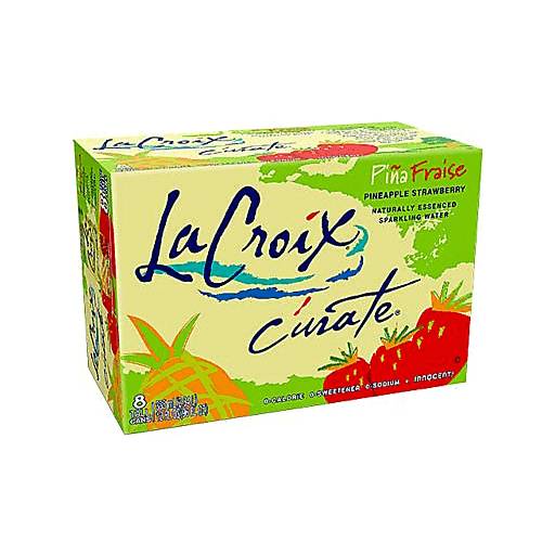 Order La Croix Curate Pineapple Strawberry Sparkling Water (8PK 12 OZ) 125799 food online from Bevmo! store, Chico on bringmethat.com