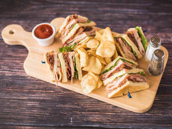 Order Combo Club Sandwich food online from Pat Pizza & Pasta store, New Castle on bringmethat.com