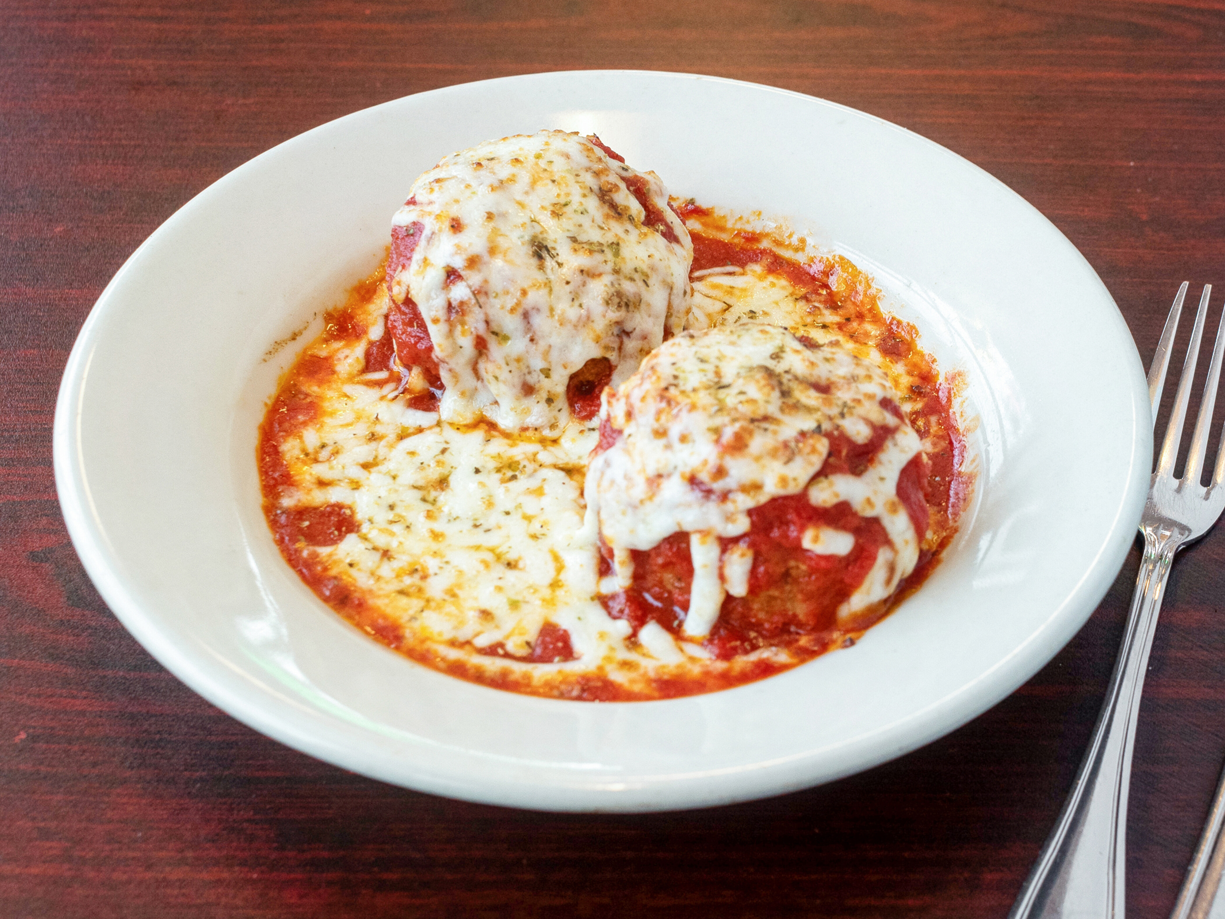 Order 2 Piece Meatballs food online from South Of Chicago Pizza & Beef store, Greenwood on bringmethat.com