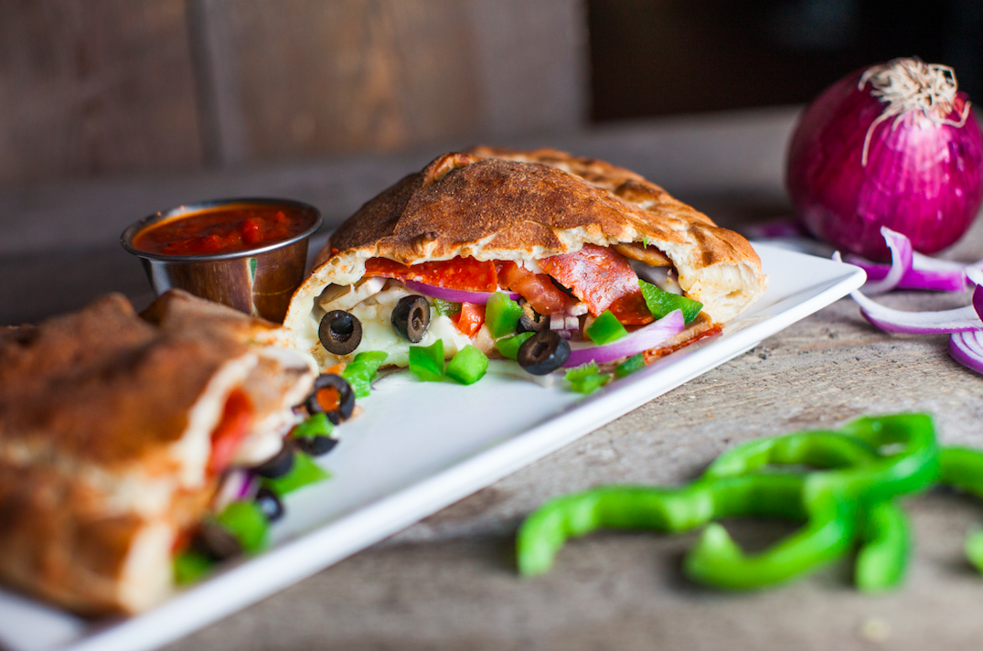 Order Build Your Own Calzone food online from Parry Pizzeria & Bar store, Northglenn on bringmethat.com