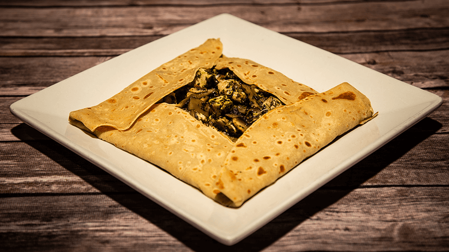Order Vegetarian Spinach Crepe food online from Coupa Cafe store, Stanford on bringmethat.com