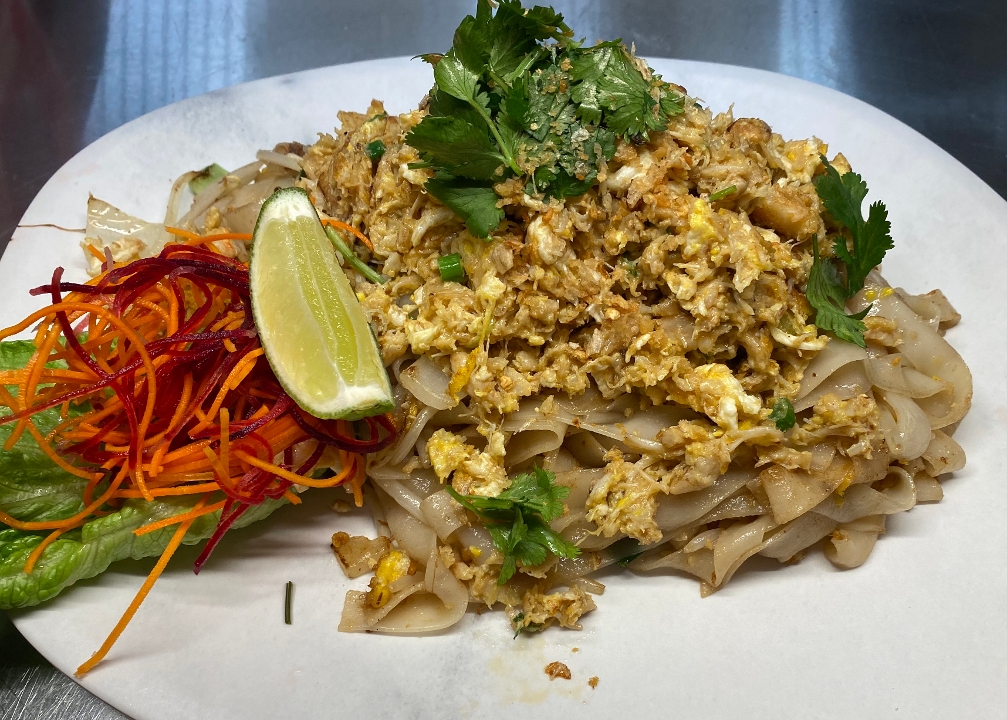 Order  PAD THAI CRAB MEAT food online from Aaharn 56 Thai Cuisine store, San Diego on bringmethat.com