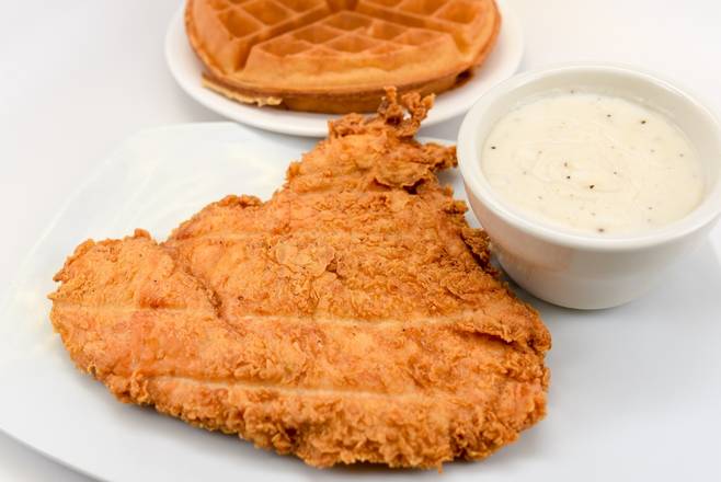 Order Chicken Fried Chicken & Waffle Combo food online from Franks Grill store, Houston on bringmethat.com