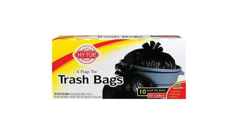 Order Hy-Top Trash Bags food online from Trumbull Mobil store, Trumbull on bringmethat.com