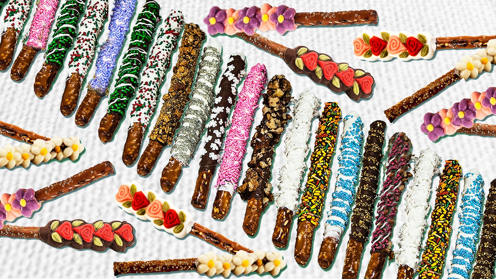Order Choco pretzels food online from Famous Apples store, Los Angeles on bringmethat.com