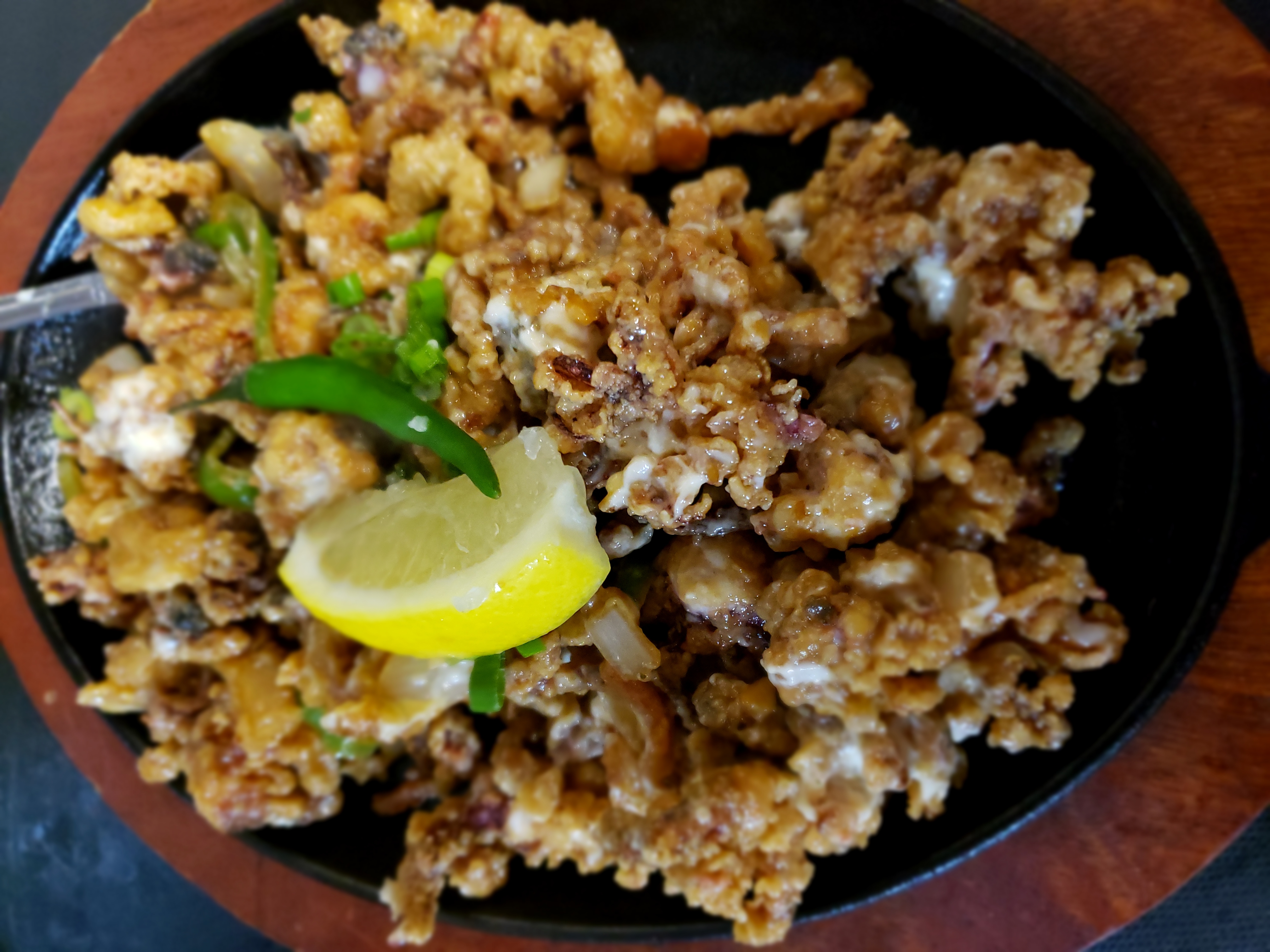 Order Pusit Sisig food online from MAX'S RESTAURANT (Cuisine of the Philippines) store, Jersey City on bringmethat.com