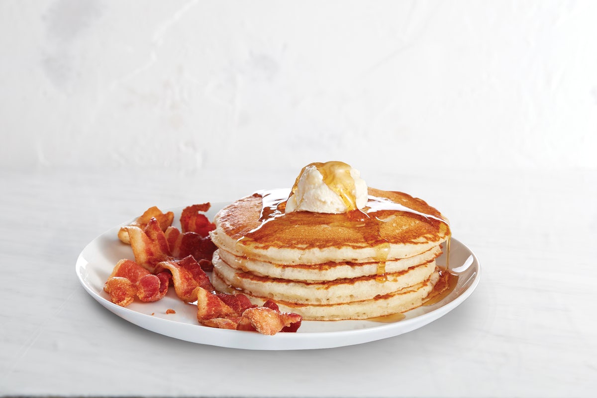 Order Buttermilk Pancakes food online from Corner Bakery store, Chicago on bringmethat.com