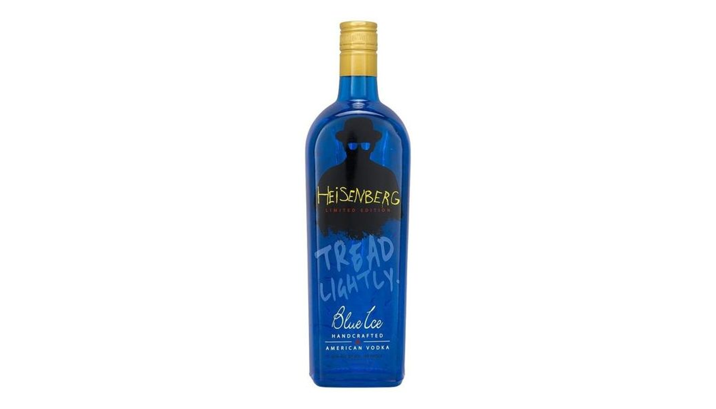 Order Blue Ice American Potato Vodka - Heisenberg Breaking Bad Limited Edition 750mL food online from Spikes Bottle Shop store, Chico on bringmethat.com