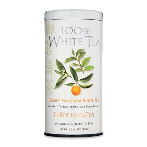 Order Orange Blossom White Tea food online from The Coffee Beanery store, Wyomissing on bringmethat.com