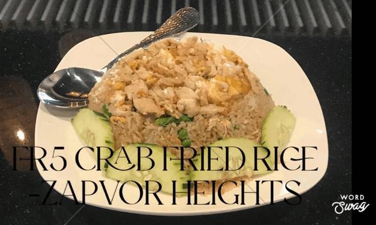 Order FR5 Crab Fried Rice food online from Thai Spice store, Houston on bringmethat.com