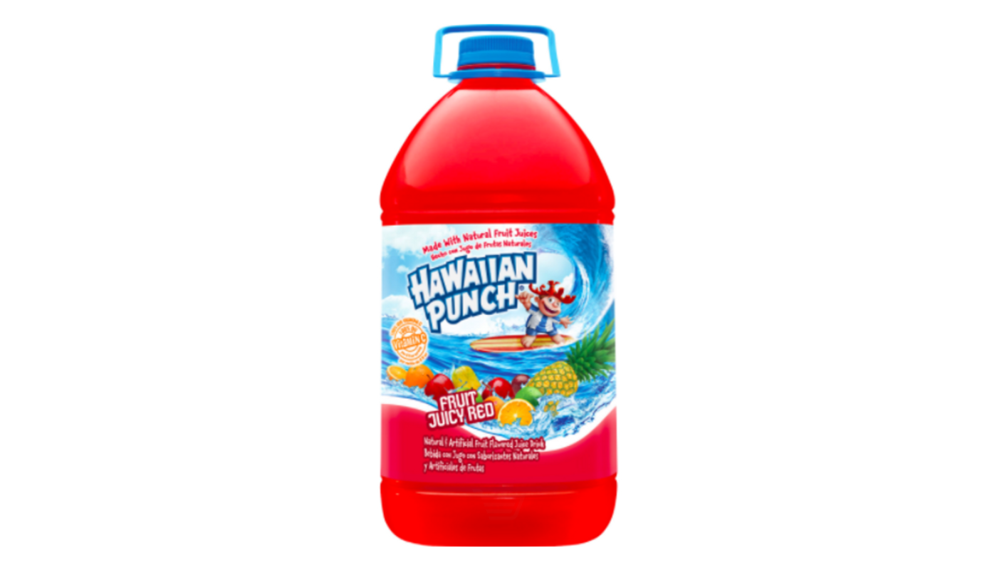 Order Hawaiian Punch Fruit Juicy Red 20oz Bottle food online from Country Cousins Liquor & Jr Market store, Sylmar on bringmethat.com