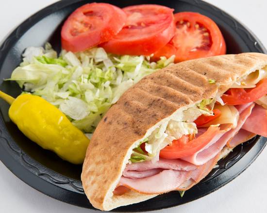 Order Ham and Cheese Sandwich food online from Pita Delite store, Greensboro on bringmethat.com