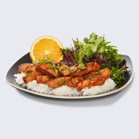 Order Sweet & Spicy Chicken Plate food online from Waba Grill store, San Bernardino on bringmethat.com