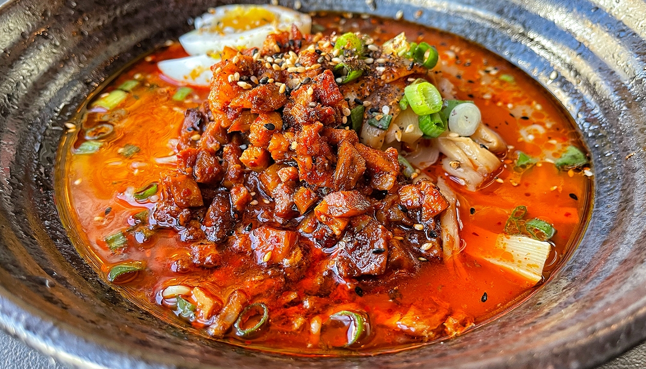 Order Spicy Shio Ramen • food online from MB Ramen store, Huntington on bringmethat.com