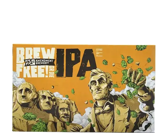 Order 21st Amendment Brewery Brew Free Or Die IPA, 6pk, 12 Fl Oz Bottles, 7% ABV food online from Sousa Wines & Liquors store, Mountain View on bringmethat.com