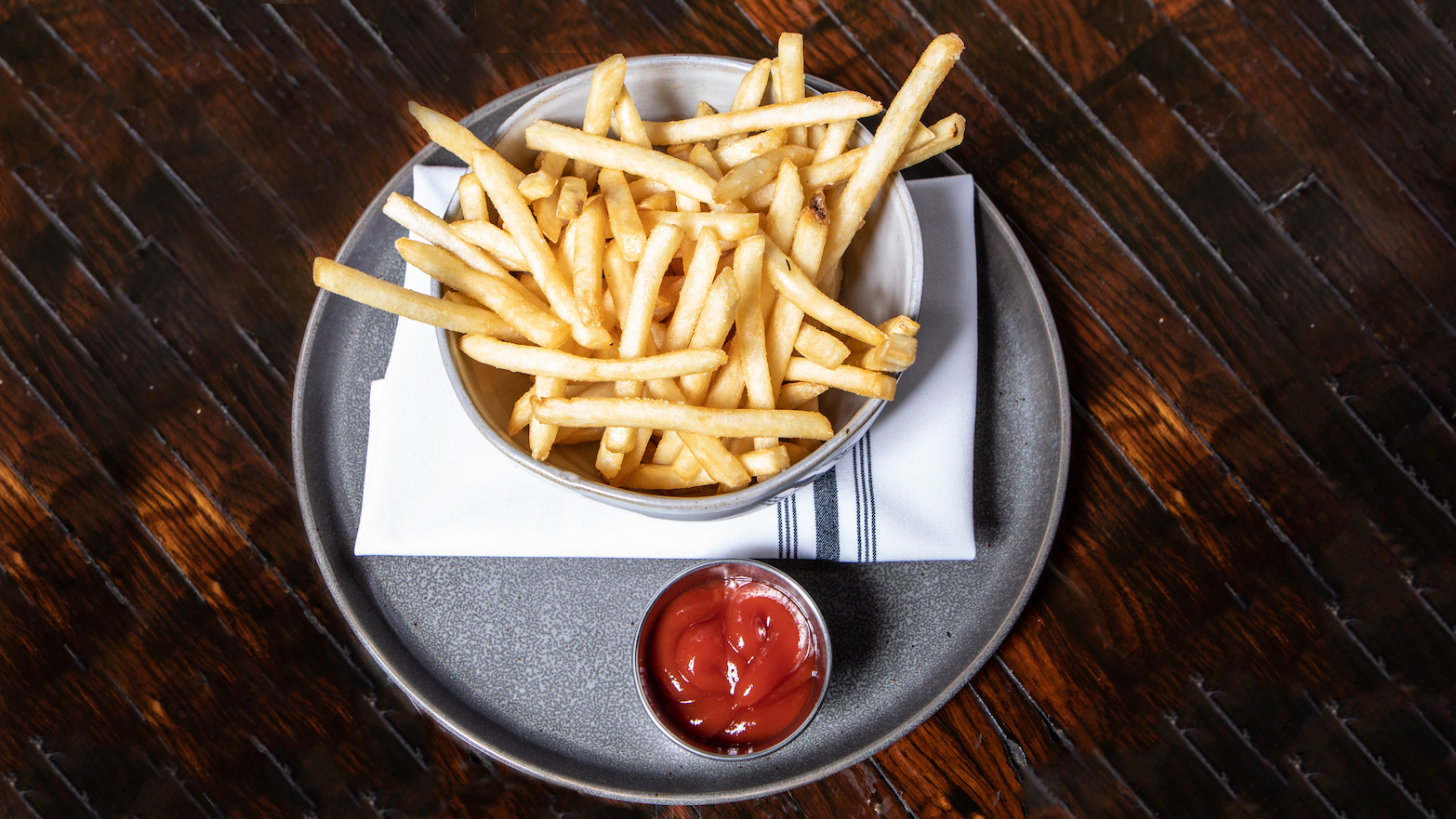 Order French Fries food online from The Black Rabbit store, Stockton on bringmethat.com