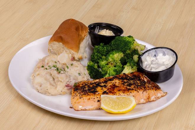 Order Grilled Salmon food online from Shari Cafe store, Kirkland on bringmethat.com