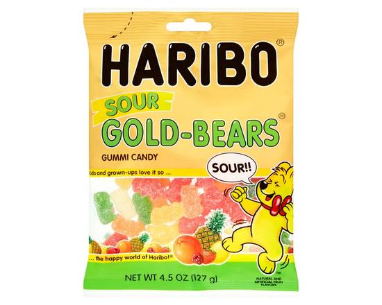 Order Haribo Sour Gold Bears 4.5oz food online from Rocket store, Commerce City on bringmethat.com