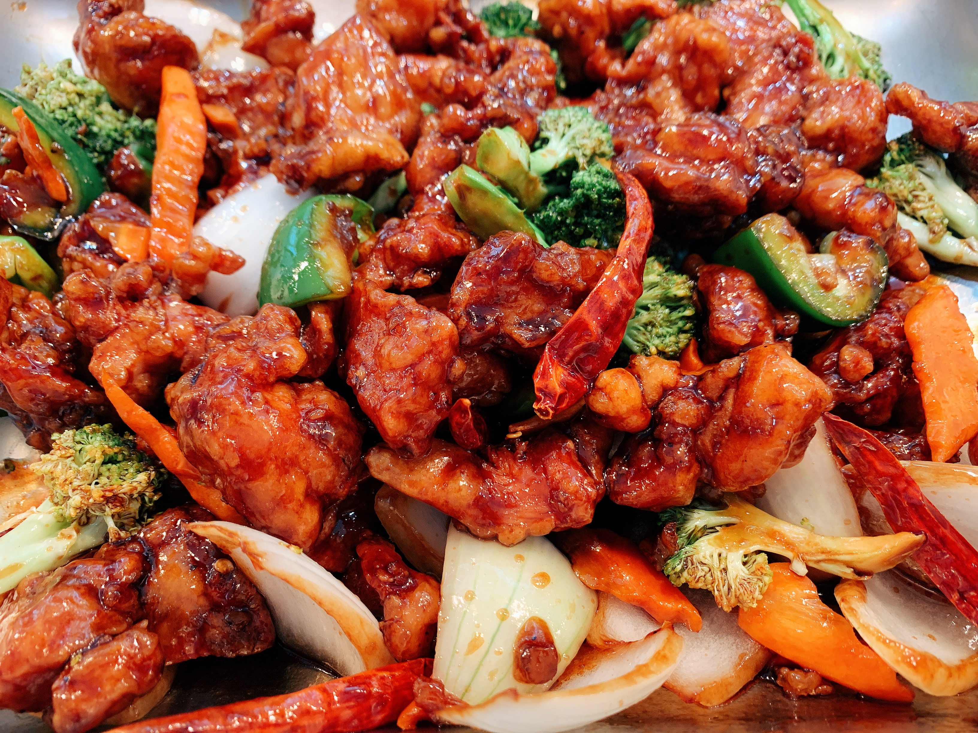 Order General Tso's Chicken food online from Famous Cajun Grill store, Oklahoma City on bringmethat.com