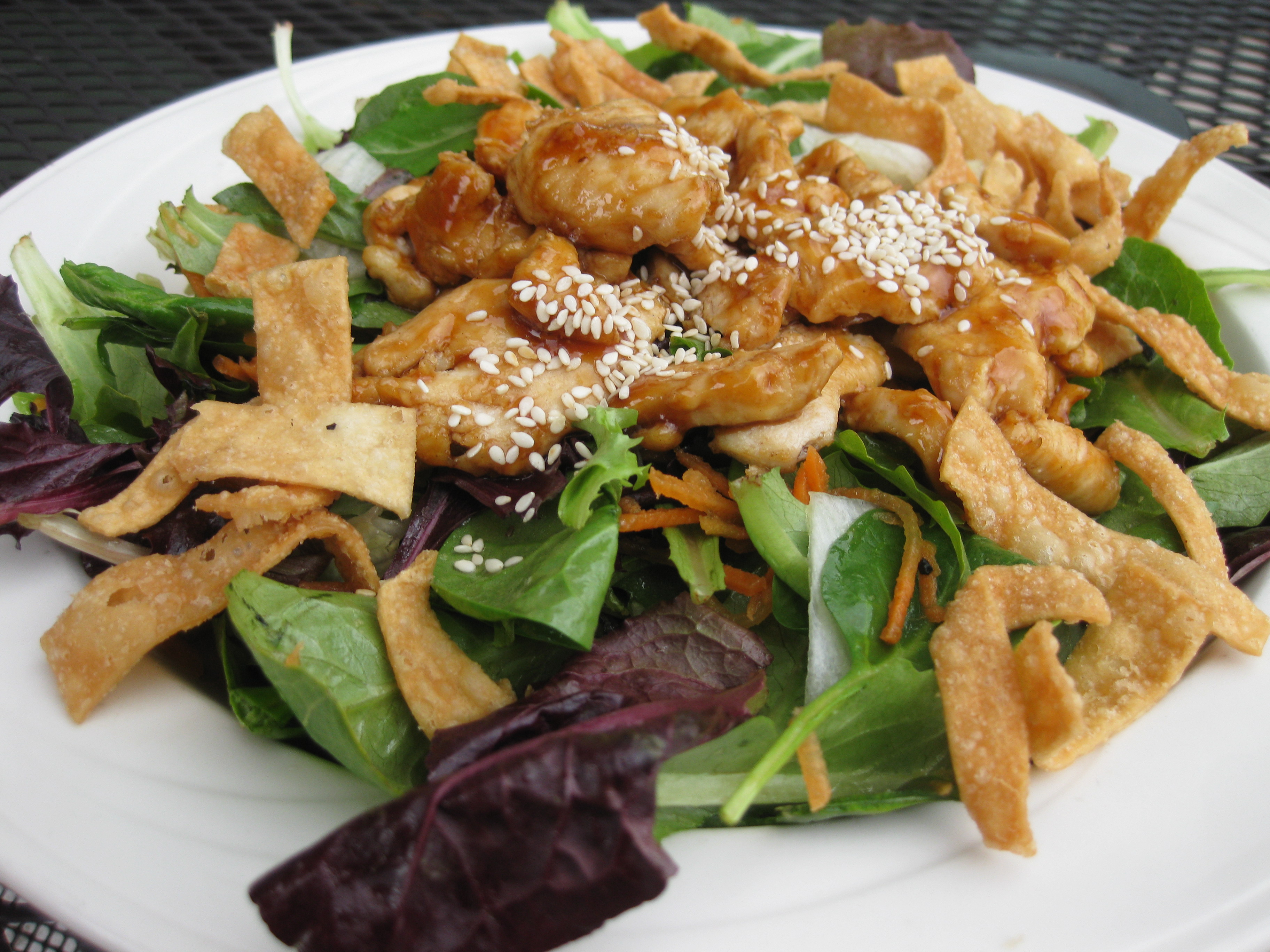 Order Teriyaki Chicken Salad food online from Bamboo Bistro Westgate store, Austin on bringmethat.com