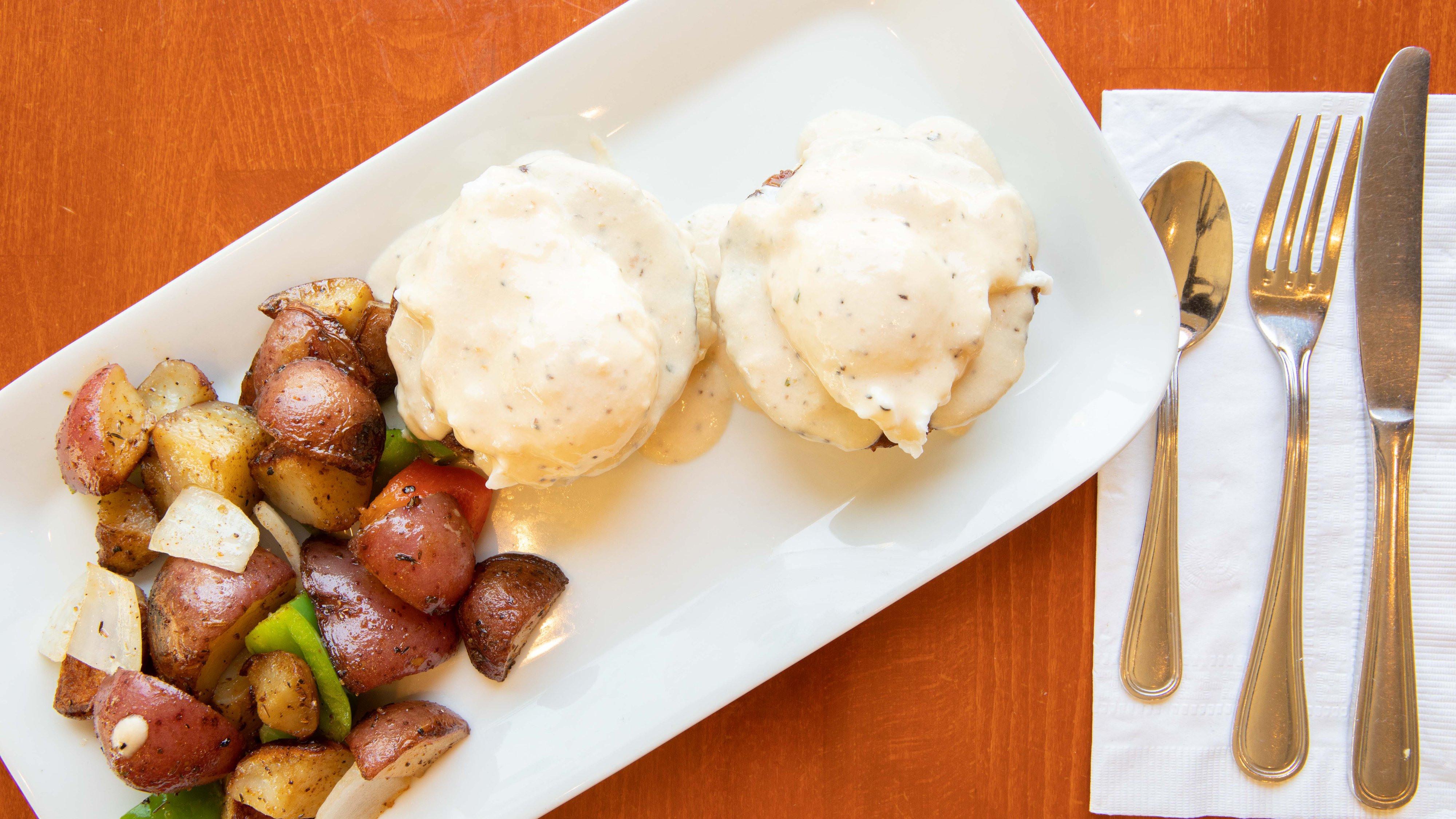 Order Country Benedict food online from Old Town Cafe store, Camarillo on bringmethat.com