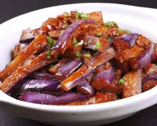 Order N6.鱼香茄子Eggplant w. Garlic Sauce food online from Taste of North China store, Jersey City on bringmethat.com